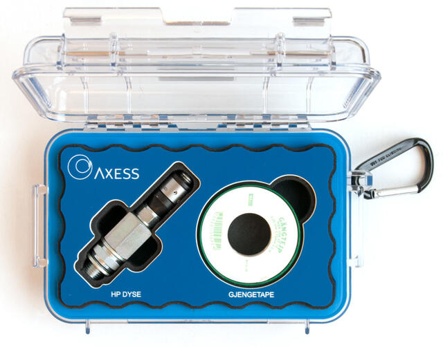 HP Nozzle sett i Peli 1040 Micro Case med skreddersydd innlegg